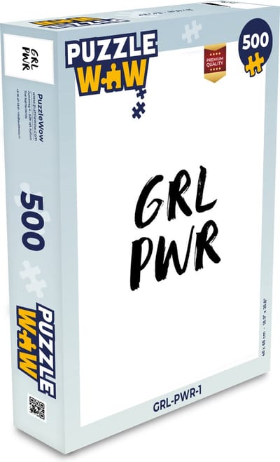 Puzzel Spreuken - Grl pwr - Meisjes - Quotes - Kinderen - Legpuzzel - Puzzel 500 stukjes