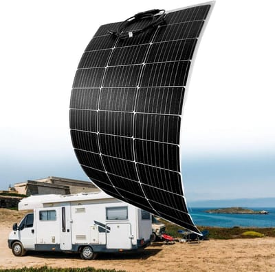 Flexibel Zonnepaneel - Buigzaam Paneel - Energie Opwekken - Extreem Lichtgewicht - 520W - Zwart