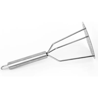 Roestvrijstalen Aardappelstamper Groentestamper Plet Groente Fruitpers Maker Keukengereedschap Gadget Keukenaccessoires 1st gray