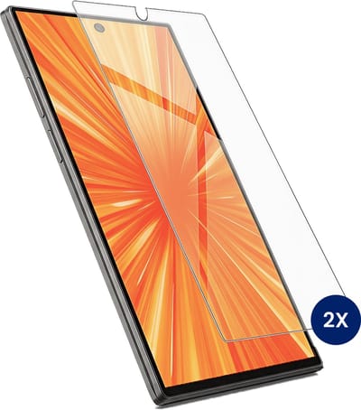 R2B Screenprotector geschikt voor Samsung S22 Ultra - 2 Stuks - Incl. Reinigingskit - Tempered Glass - Screenprotectors - Screen Protector - Beschermglas