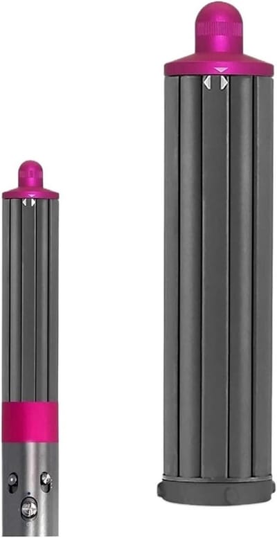 Krultang Accessoires - Styling Opzetstuk - Haar Modelleren - Flexibele Krulrollen - 3 x 2 x 1 cm - Fuchsia Grijs