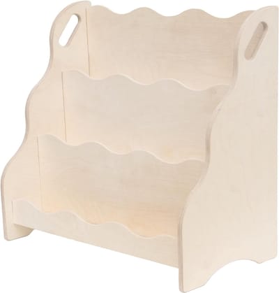 ZMR® Kinderboekenkast - Boekenkast - Kinderboekenrek - Beige - 28cm x 52cm x 60cm