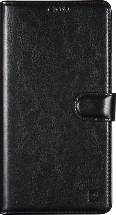 UNIQ Accessory Galaxy S23 Ultra Book Case hoesje - Pasjeshouder voor 3 pasjes - Magneetsluiting - Hanger - Zwart