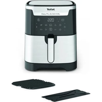 Tefal Easy Fry & Grill XXL EY801D - 2-in-1 Airfryer & Grill 6.5L - FlexCook - 8 Programma's - RVS - Voor 8 Personen