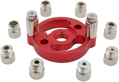 Houtbewerkingsboorhulp, Boorgatmachine, Zelfcentrerende Boorgids met 3-10 mm Boren, Precisie Boor Template en Locator voor Houtbewerking