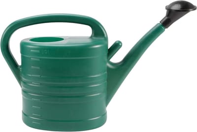 Gieter Lange Mond - Tuinfles Bloemenfles - Planten Water Geven - Draagbare Handgreep - 10 Liter Inhoud - Groen