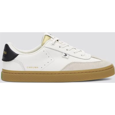 Cariuma Toca Soft Grain Leather And Suede Gum Warm White Size: 40.5 | Sneakers Outlet | Unisex | Zwart