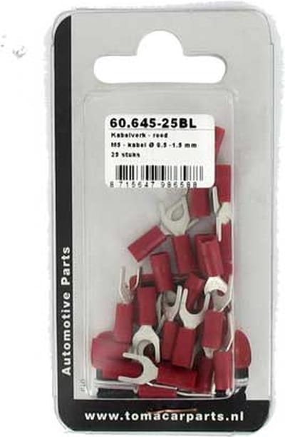 Kabelvork M5 25 stuks blister