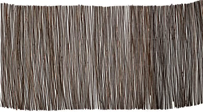 Pro garden Wilgscherm / wilgmat - L250 x H75 cm - bruin - tuinscherm/schutting