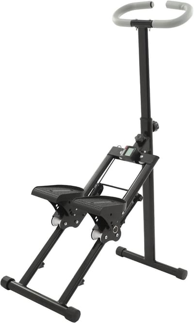Trappenklimmer voor thuis, opvouwbare traploper, training, verticale klimmachine voor full-body training, trap, stepper voor thuis, 100 kg draagkracht