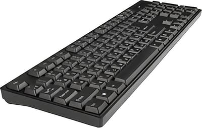 Q-Link toetsenbord – Draadloos – QWERTY - Numeriek keypad – 44.2 x 13.5 x 2 cm – Zwart
