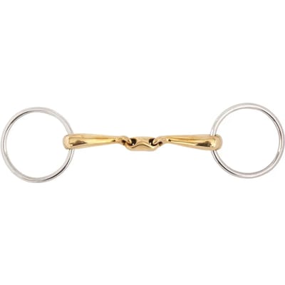 BR Dubbel gebroken watertrens Soft Contact gebogen mondstuk 16mm 12,5 1 Kleur