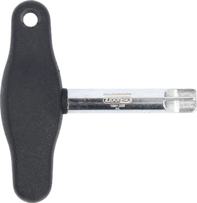 Afsluitplugdraaier - Draaier dop Schroefdraaier - Radiator ontluchten - Speciaal kruisprofiel - 18 mm - Transparant
