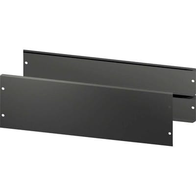 Rittal 2830082 AX sokkel, voor/achter, H: 200 mm, voor B: 800 mm Lenskap Plaatstaal Zwart (RAL 9005) 2 stuk(s)