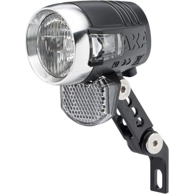 LED voorlamp bevestiging vork Axa Blueline 50