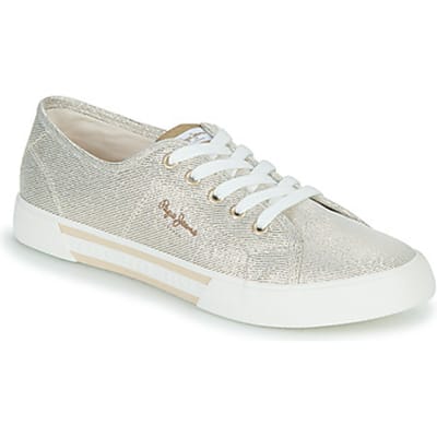 Pepe Jeans Brady Party Basic Sneakers goud