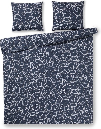 Day Dream Taco - dekbedovertrek - lits-jumeaux - 240 x 200/220 - Navy