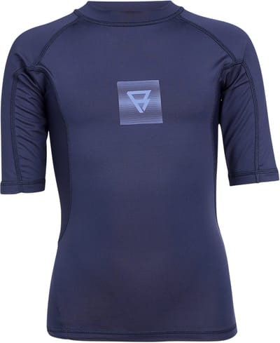 Brunotti - Waveguardy - Rashguard Indigo Blue - Jongens - UV-shirt UPF 50+ - Sneldrogend - 128