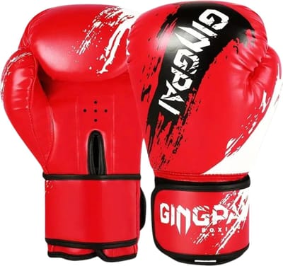 Nivard Bokshandschoenen - Kickboks Handschoenen - Boxing Gloves Set - Vecht Handschoenen - Heren - Dames - Rood - Kind