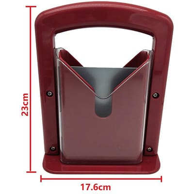 Originele Bagel Guillotine Universele Snijmachine Met Roestvrijstalen Mes Brood Cake Broodjes Toast Snijder Keukenaccessoires rood