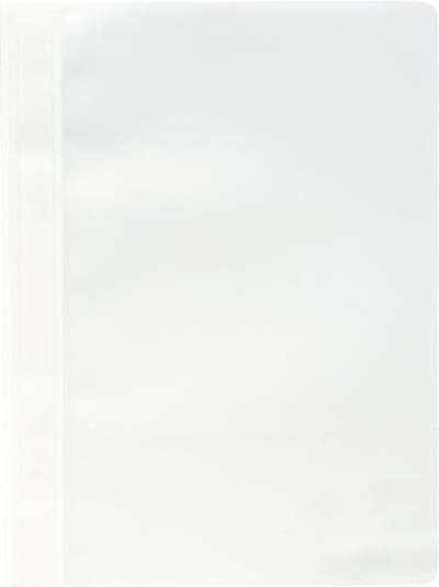 Exacompta 25x Snelhechtmap PP standaardkwaliteit - A4 - Wit - 449202B