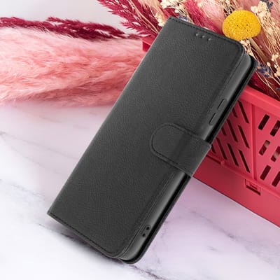 Zanae, Hoesje geschikt voor Samsung A11 / M11 - Wallet Case & Magneetsluiting, Zwart