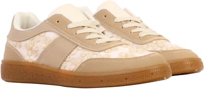 Supermodieuze lage sneakers met veters