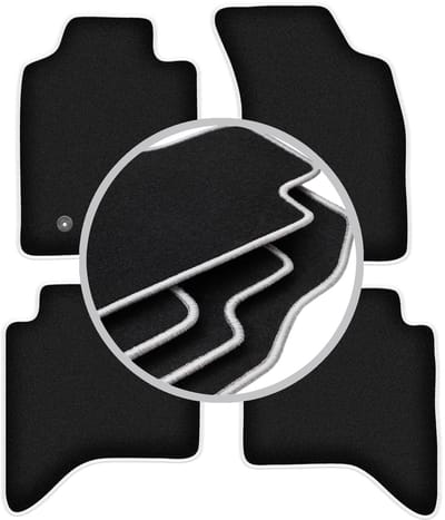 CARLUX-SILVER automatten voor: Toyota Hilux VII N25 N2 pick-up (2006-2015)