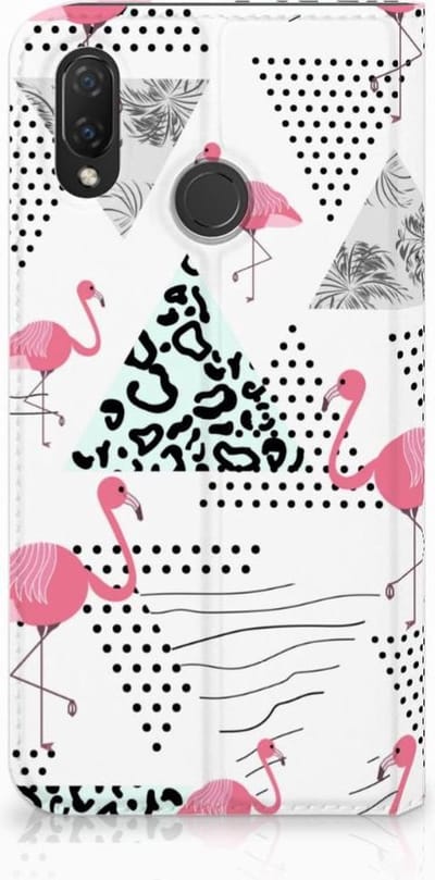 Huawei P Smart Plus Hoesje maken Flamingo Triangle