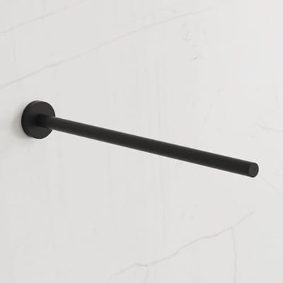Kronenbach Lima 2.0 Black towel rail 1-arm 43 cm 29.200.070.5005