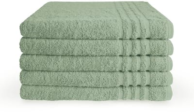 Byrklund Handdoeken 70 x 140 - Set van 5 - 100% Katoen - Hotelkwaliteit - Zacht en Absorberend - Jade