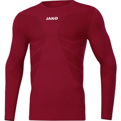 Jako Comfort 2.0 Longsleeve Heren - Wijnrood | Maat: XXL