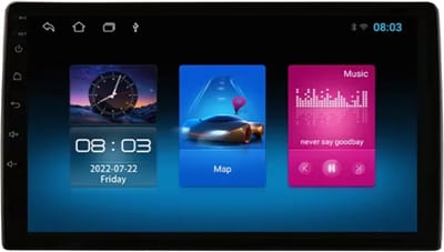 Autoradio met bluetooth - Carplay - Voor FIAT 500 (2007-2014) - Geschikt voor Apple en Android - Stereo - Navigatie - Navigatiesysteem auto - 1GB 16GB - 9"