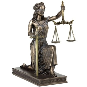 Beeldjes Signes Grimalt Justitie Schaal En Zwaard