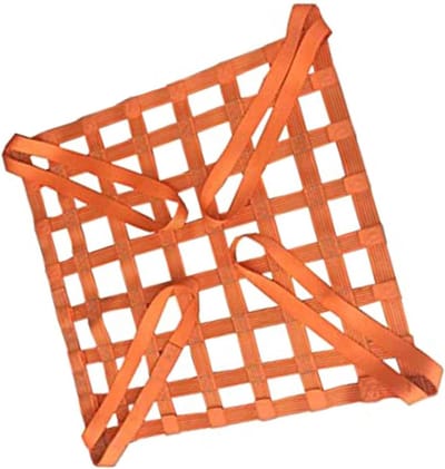 Hefnet Voor Takel - Bagagenet Fiets Hangend - Goederen Optillen - Slijtvast Polyester - 1 x 1M 300KG - OneColor