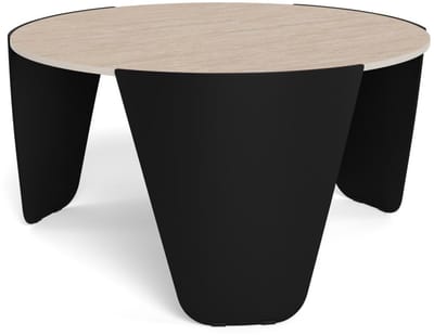 Salontafel Cora Keramiek Beige Ø80cm - Giga Living