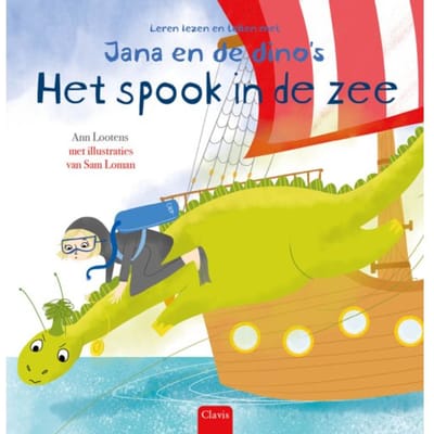 Het Spook In De Zee - Leren Lezen En Tellen Met Jana En De Dino's - Ann Lootens