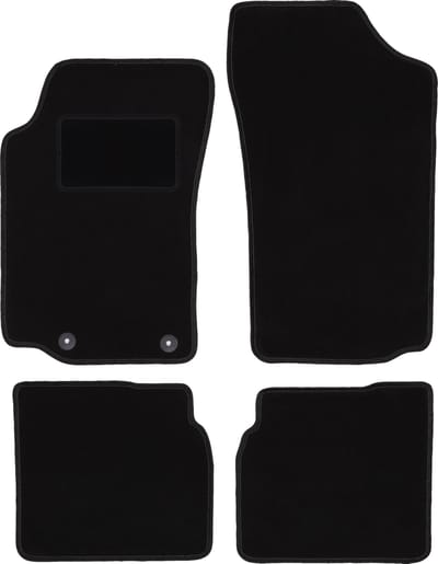 Zwarte veloursmatten voor: Peugeot 306 cabrio (1993-2001)
