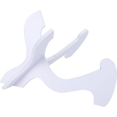 Ukulele Stand Opvouwbaar Antislip Lichtgewicht Draagbaar PVC Viool Mandoline Verticale Rack Houder white