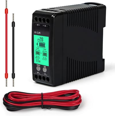 ByShane - Battery Equalizer 24V met LCD-display voor loodzuur/lithium/nikkel-metaalhydride batterijen - Solar oplader - Balancer voor 12V x 2 batterijen - PLC-10