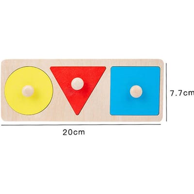 Houten Vorm- en Kleuren Matching Hand Krab Bord Montessori Baby Puzzelspeelgoed Geometrisch Vroeg Onderwijs Cognitief Speelgoed TMZ