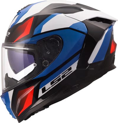 LS2 Helm Challenger II Viper FF817 wit / blauw / rood maat 3XL