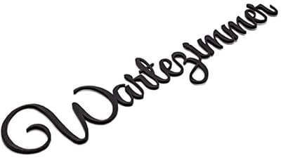Zelfklevend Deurbordje met Naambelettering - Uniek en Handgemaakt