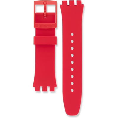 Swatch Plastic - New Chrono - SUS ASUSR400 SUSR400 Red Shadow band