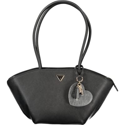 GUESS schoudertas Bolena Shoulder Satchel Bag Black zwart