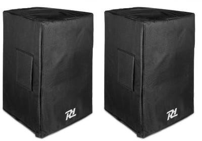 Set van 2 Power Dynamics SCP15 Beschermhoezen voor PDY215 speakers - Zwart