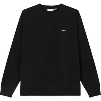 Obey Sweater Vastgestelde Werken Bold Crew Ii Fleece - Fashion Wear - Volwassen