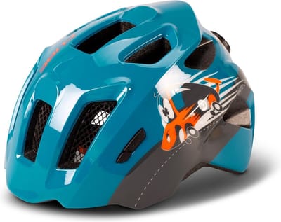 CUBE Fietshelm Fink - Kinderhelm - 11 Ventilatiegaten - SNAP 360 CUBE fit - X-Lock-montagesysteem - EPS In-Mould - 44-49 cm - XXS - Blauw