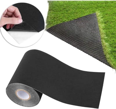 Dailygoods- Voegenband 150 mm x 10 m - Dubbelzijdig - Kunstgras Verbinding Tape - Zelfklevend - Antislip Onderkant - Milieuvriendelijk