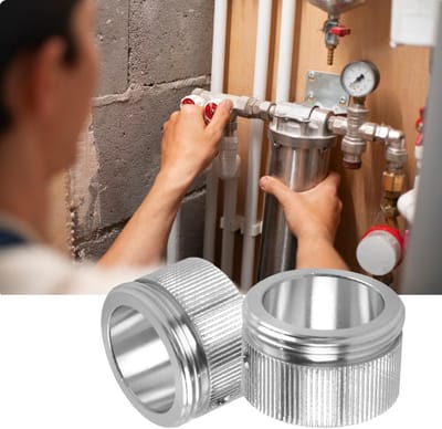 Verwarmingsklep Adapter - Thermostaatkop Adapter - Radiator Afstellen - Roestvrij Staal 304 - 2 Stuks - Zilver